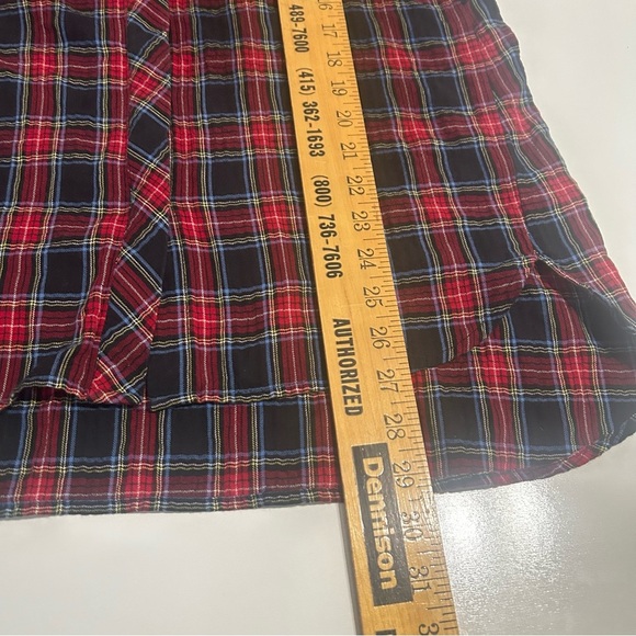 J. Jill Red and Blue Plaid Casual Shirt - Picture 6 of 7